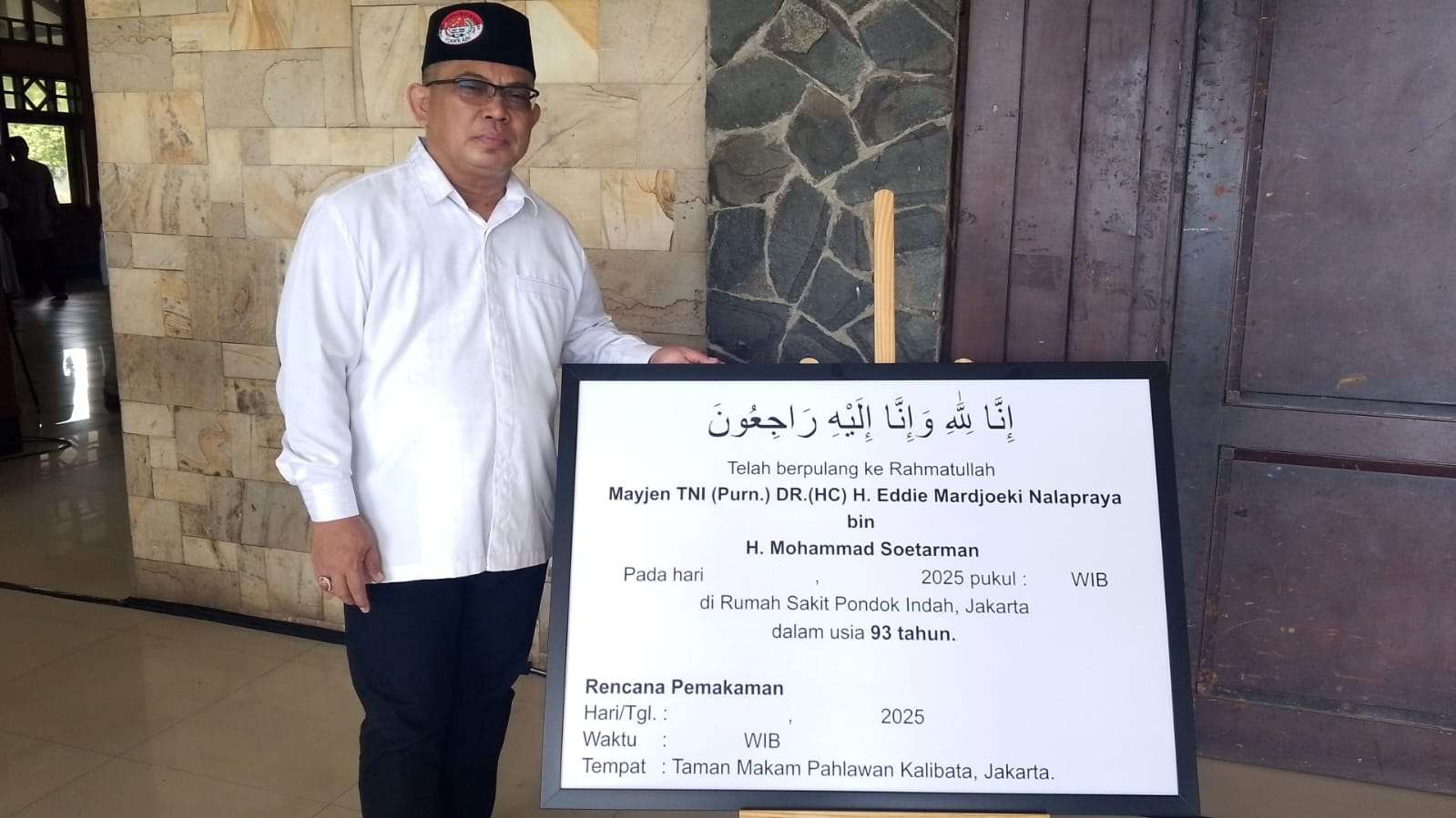Sang Inisiator, Inisiator, Inspirator dan Tauladan Kaum Betawi Juga Tokoh Silat Dunia Meninggalkan Kita
